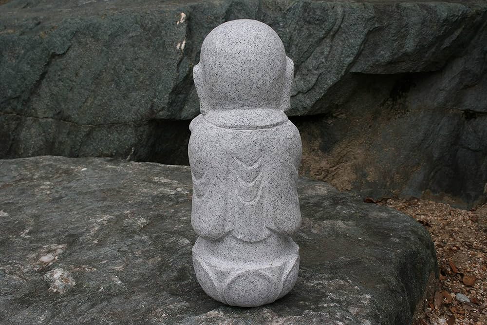 砂岩の蓮華付きお地蔵さん御影石 Amazon.co.jp: 蓮にのったお地蔵様 御影石 石のお地蔵様 地蔵